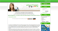 Desktop Screenshot of gebrauchtwagen24.de